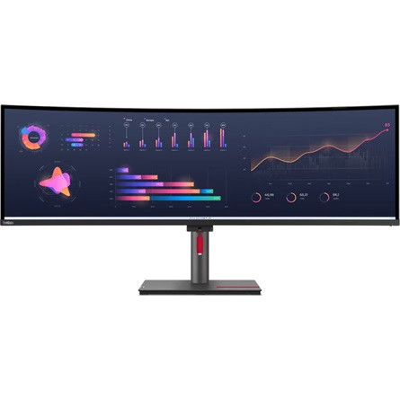 Lenovo ThinkVision P49w-30 49" ívelt IPS LED monitor fekete