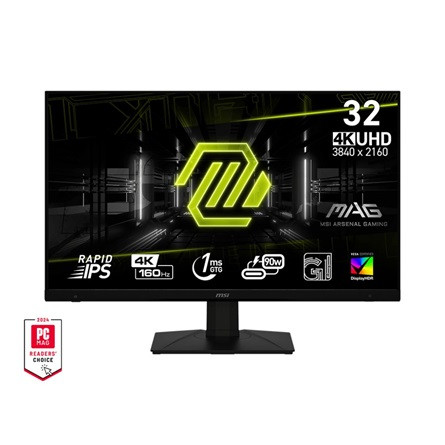 MSI MAG 322UPF 32" IPS LED gaming monitor fekete 160Hz FreeSync Premium (USB-C: 90W)