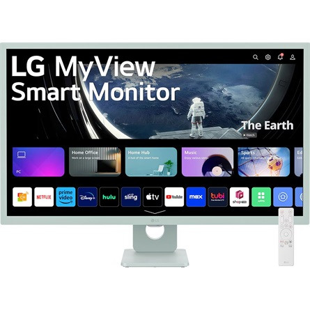 LG 32SR50F-G 31.5" IPS LED smart monitor szürke