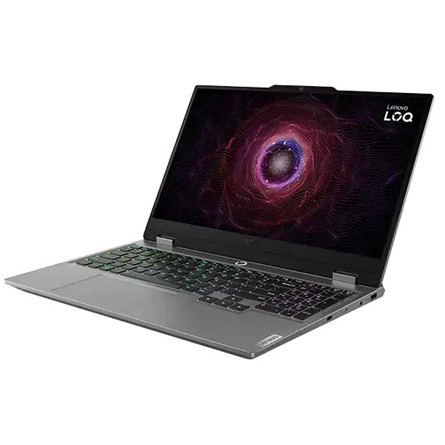 Lenovo LOQ 15ARP9 gaming notebook szürke (144Hz G-Sync; Luna Grey)