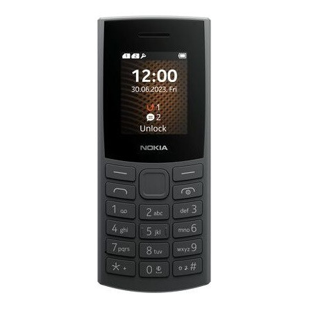 Nokia 105 4G Dual SIM mobiltelefon szürke (Charcoal)