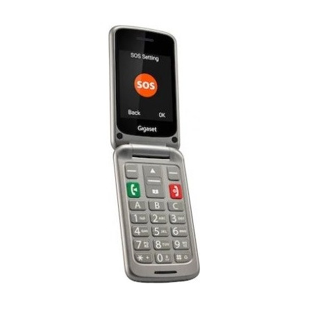 Gigaset GL590 Dual SIM mobiltelefon ezüst