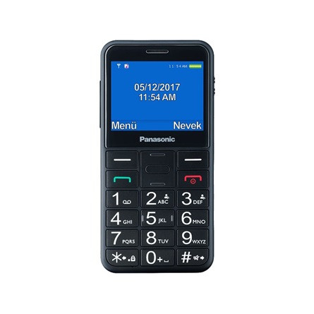 Panasonic KX-TU155 Senior mobiltelefon fekete