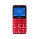 Panasonic KX-TU155 Senior mobiltelefon piros