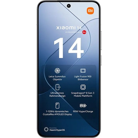 Xiaomi 14 512GB Dual SIM okostelefon fehér