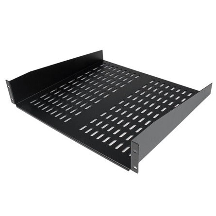 StarTech 2U rack polc fekete