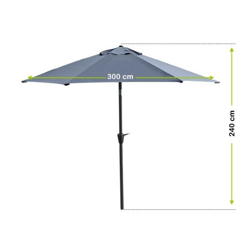 Havana garden napernyő grafit