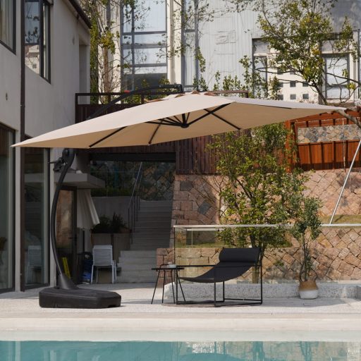 Solano kerti napernyő 4 m bézs