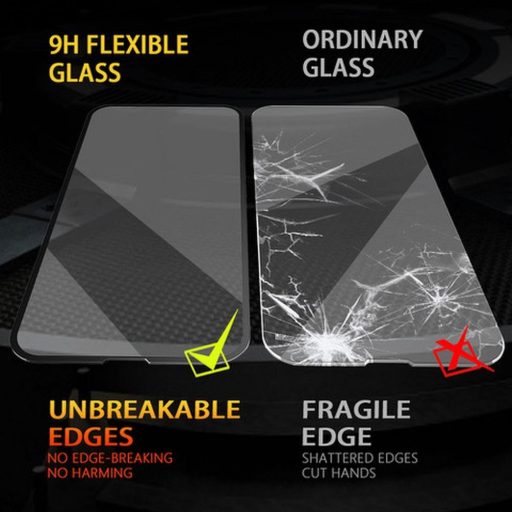 Bestsuit Flexible Hybrid Glass 5D for Apple iPhone 13/13 Pro/14/16e black