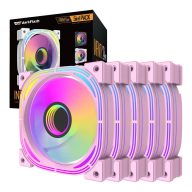   Darkflash INF24 5in1 ARGB számítógépes ventilátor szett (rózsaszín)
