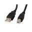 ValueLine VLCP60102B50 USB 2.0 A-B kábel 5m Fekete