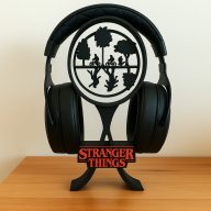 Stranger Things – 3D nyomtatott fejhallgató tartó