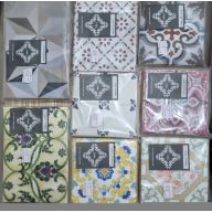 Dekor mintás linóleum lapok – 10 × 10 cm, 6 db/csomag