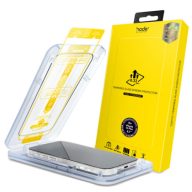 iPhone 15 pro üvegfólia, felhelyezőkerettel