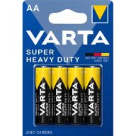 Varta Super Heavy Duty AA R6 Dry Cell BL4