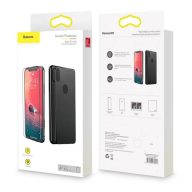   Apple iPhone XR/11 Baseus Front+Back Üvegfólia Set - Fekete