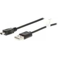 USB 2.0 Cable USB A Male - Mini 5-Pin Male 2.00 m Black