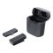 Wireless lavalier microphone Lightning with charging case S11 black