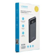 Power Bank VEGER VEGER L11 - 10 000mAh LCD fekete (W1087)