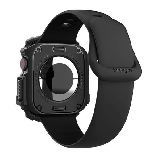Spigen Rugged Armor Apple Watch 10 46mm tok, Matte Black, fekete