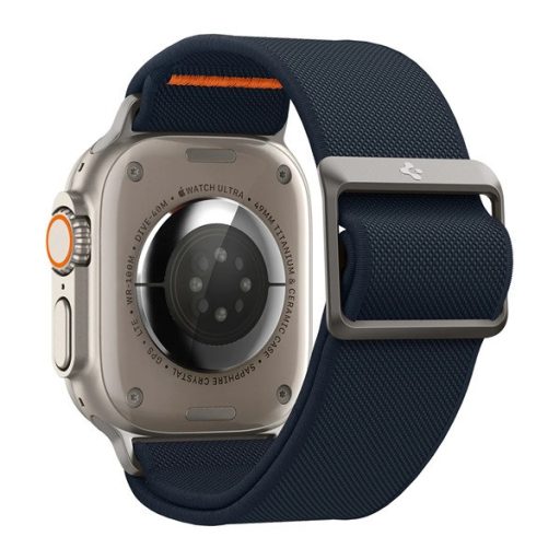 Spigen Lite Fit Ultra Apple Watch Ultra 3 / 2 / 1 49mm / 10 /  9 / 8 / 7 45mm / SE / 6 / 5 / 4 44mm / 3 / 2 / 1 42mm szövet szíj, tengerészkék