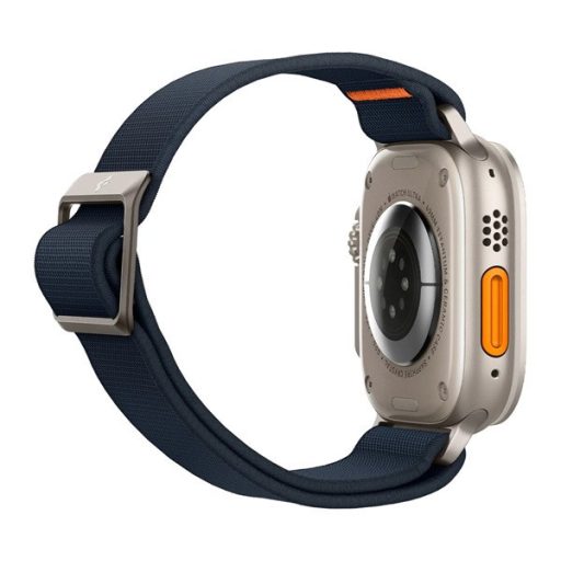 Spigen Lite Fit Ultra Apple Watch Ultra 3 / 2 / 1 49mm / 10 /  9 / 8 / 7 45mm / SE / 6 / 5 / 4 44mm / 3 / 2 / 1 42mm szövet szíj, tengerészkék