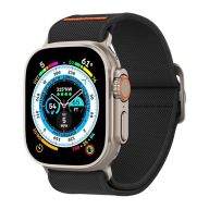   Spigen Lite Fit Ultra Apple Watch Ultra 2 / 1 49mm / 10 /  9 / 8 / 7 45mm / SE / 6 / 5 / 4 44mm / 3 / 2 / 1 42mm szövet szíj, fekete