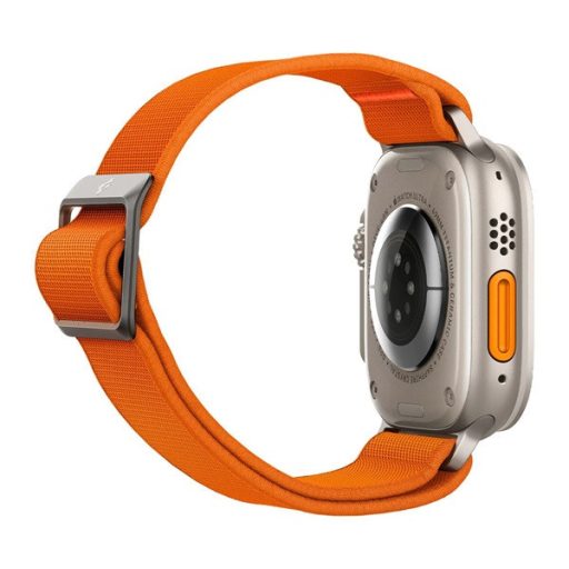 Spigen Lite Fit Ultra Apple Watch Ultra 2 / 1 49mm / 10 /  9 / 8 / 7 45mm / SE / 6 / 5 / 4 44mm / 3 / 2 / 1 42mm szövet szíj, narancs