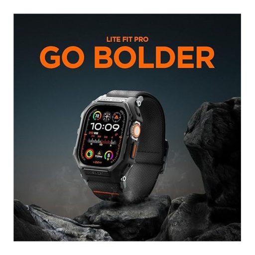 Spigen Lite Fit Pro Apple Watch Ultra 2 / 1 49mm tok / szíj, matt fekete