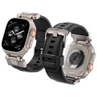   Spigen DuraPro Armor Apple Watch Ultra 2 / 1 49mm / 10 /  9 / 8 / 7 45mm / SE / 6 / 5 / 4 44mm / 3 / 2 / 1 42mm óraszíj, fekete (AMP07591)