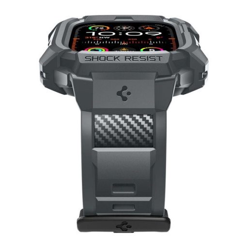 Spigen Rugged Armor Pro Apple Watch Ultra 2 / 1 49mm tok / szíj, sötétszürke