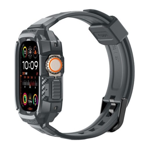 Spigen Rugged Armor Pro Apple Watch Ultra 2 / 1 49mm tok / szíj, sötétszürke