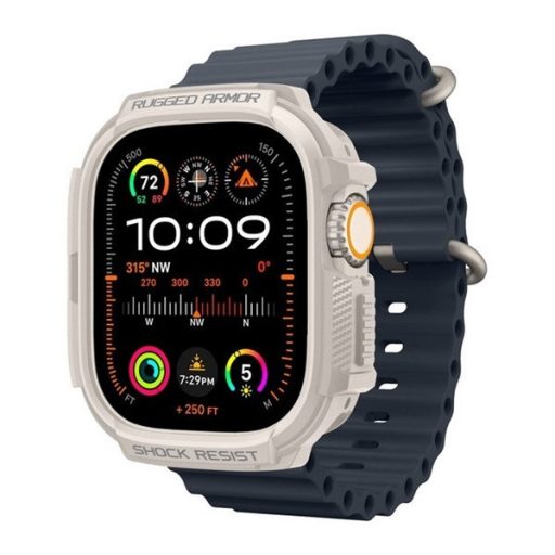 Spigen Rugged Armor Apple Watch Ultra 2 / 1 49mm tok, bézs