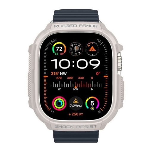 Spigen Rugged Armor Apple Watch Ultra 2 / 1 49mm tok, bézs