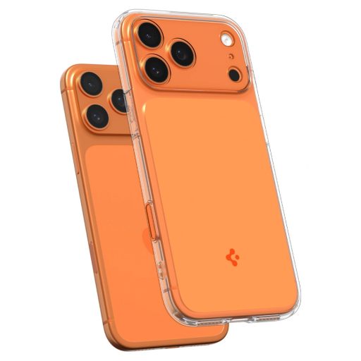 Spigen Ultra Hybrid T MagFit Apple iPhone 17 Pro Max tok, MagSafe, Glossy Orange, narancs