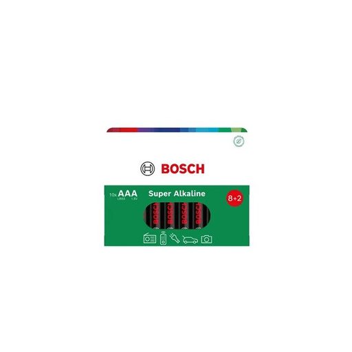 Bosch ELEM SUPER ALKLALINE AAA 10-BLISZTER LR03SA10B/00