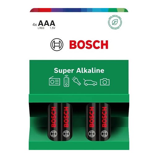 Bosch ELEM SUPER ALKLALINE AAA 4-BLISZTER LR03SA4B/00