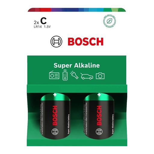 Bosch ELEM SUPER ALKALINE C 2-BLISZTER LR14SA2B/00