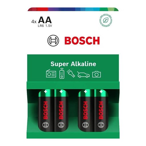 Bosch ELEM SUPER ALKLALINE AA 4-BLISZTER LR6SA4B/00