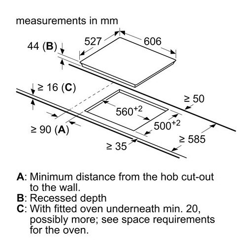 Bosch FŐZŐLAP BEÉPÍTHETŐ  KERÁMIA PKM675DP1D