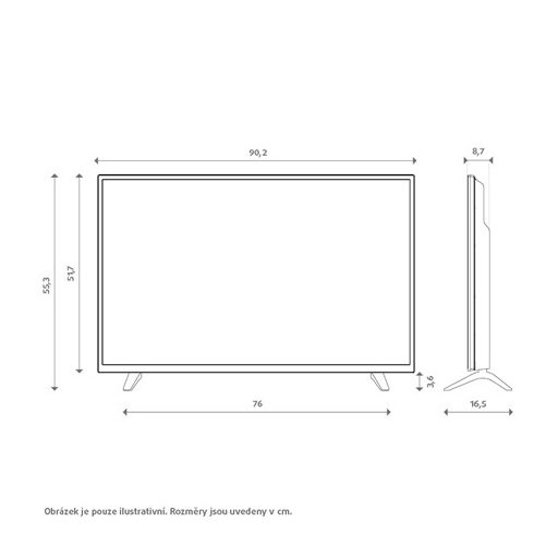 Jvc FHD ANDROID SMART LED TV LT40VAF3335