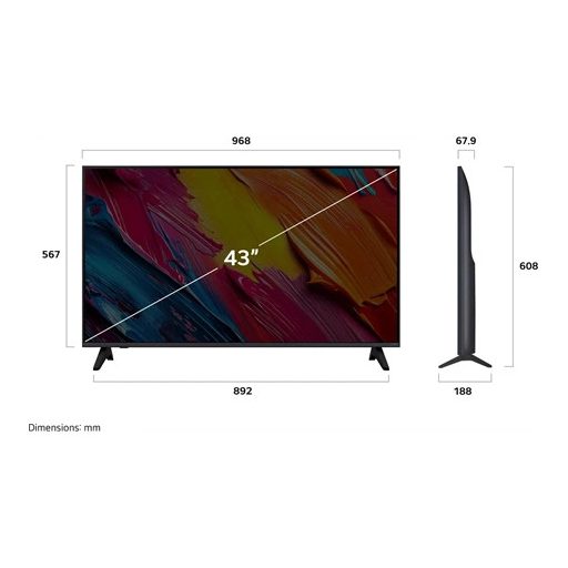 Lg UHD QNED SMART TV 43QNED70A6A