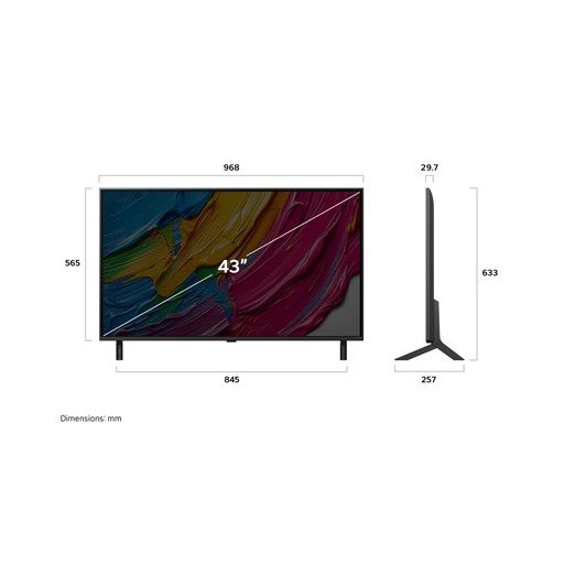 Lg UHD QNED SMART TV 43QNED80A3A