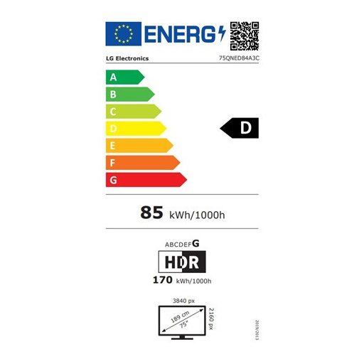 Lg UHD QNED SMART TV 75QNED84A3C