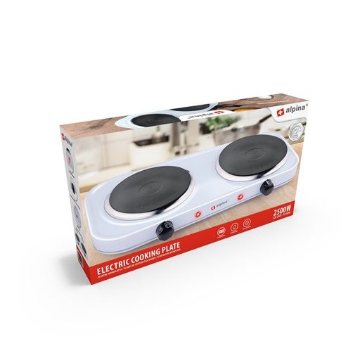 Alpina ELEKTROMOS FŐZŐLAP DUPA 2500 W 26527